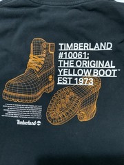 Timberland #10061 The Original Yellow Boot Graphic Diagram Pocket T-Shirt Sz. S