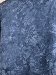 The Mountain Mens Blue Tie Dye Pocket Kitten Graphic T-Shirt Medium Stretch