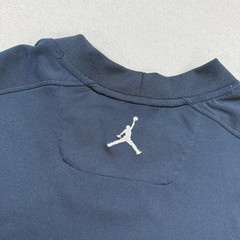 Jordan Training Shirt Mens L Blue Jupman Logo Short Sleeve Athletic Activewear
