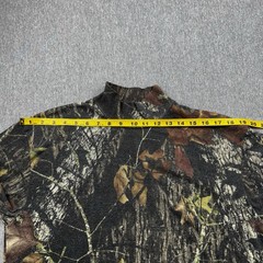 Duofold Camo Long Sleeve Mock Neck Mens Sz L Shirt Mossy Oak Hunting Outdoor