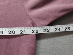 Uniqlo Men T Shirt M Dusty Pink Oversized Short Sleeve Crew Neck Knit Regular
