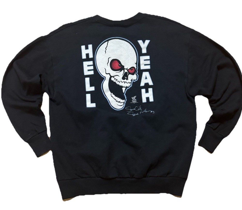 Vtg WWF 1999 Stone Cold Steve Austin Wanna Raise Some Hell Sweatshirt XL RARE