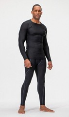 DEVOPS 3 Pack Men’s UPF 50+ Long Sleeve Compression Shirts Quick Dry, Cool Gear