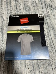 3XL Hanes Men 3 Pack Tagless X-Temp All day Performance T-Shirts NIP