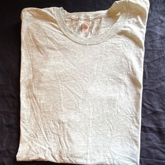 Mossimo Mens 4XL Big & Tall Gray Cotton Crew Neck Knit T-Shirt Logo