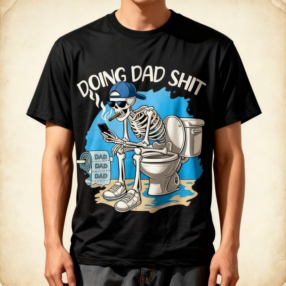 Doing Dad S Dad Joke Skeleton Dad Funny Dad Father’s Day T-Shirt