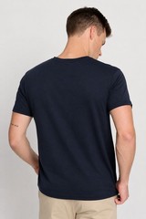 Men’s 220 GSM Black Cotton T-Shirt Crew Neck Short Sleeve Regular Fit S,M,L,XL