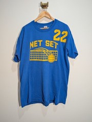 Vintage 80s Early 90s Single Stitch Graphic Tee Volleyball XL Made In USA