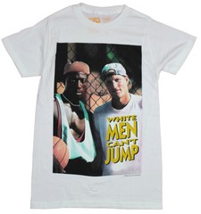 White Men Can’t Jump Mens T-Shirt – Big Poster Sydney Billy Waist Up