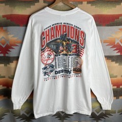 VTG 2000 New York Yankees MLB Baseball World Series Champions T-shirt Mens XL