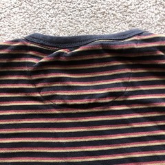 Vans Long Sleeve Crewneck Pullover Shirt Striped Black Thick Cotton Men’s M