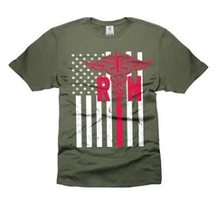 Registered Nurse Flag Shirt RN Flag Nurse Patriotic Tee Great Gift for Nurses