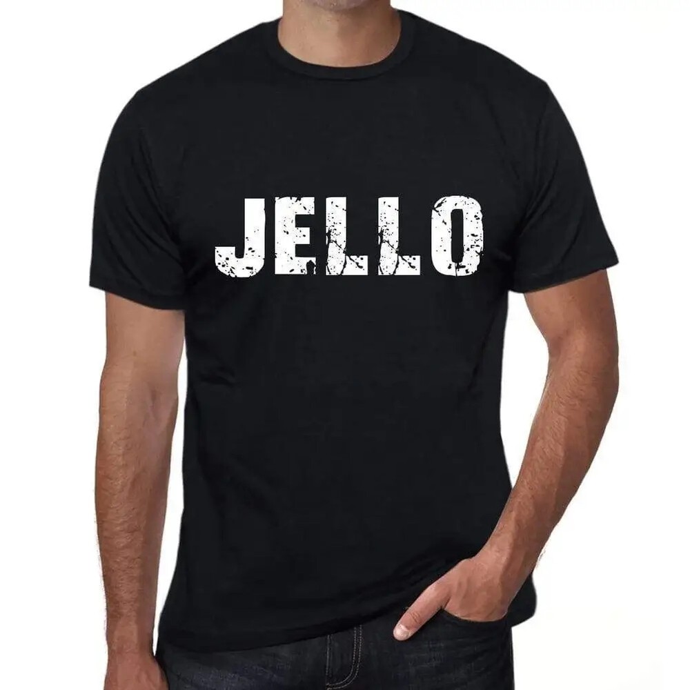Men’s Graphic T-Shirt Jello Eco-Friendly Limited Edition Short Sleeve Tee-Shirt