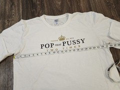 Cherub Pop That P*ssy Two Times White Long Sleeve Shirt Men’s XL Watch My $ Band