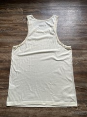 Essentials Fear of God FOG Basic Tank Top Singlet Vest Cream Size S Men’s