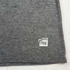 Custom PNW Men’s Graphic T-Shirt Gray Short Sleeve Gig Harbor Washington Casual