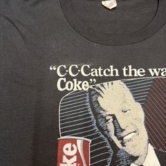 1987 Max Headroom Coca Cola Promo T Shirt Large Screen Stars USA Vintage Coke