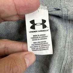 Under Armour Heatgear Training T Shirt Mens 2XL Gray Short Sleeve Raglan 1228539