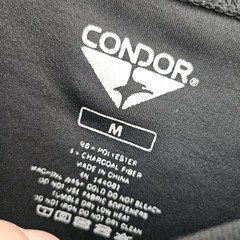 CONDOR Shirt Medium Stretch Thermal Baselayer Black Knit