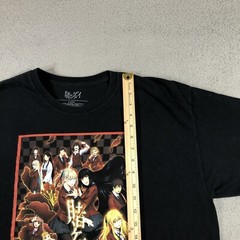 square enix kakegurui T shirt mens XL Black Graphic Print Homura Kawamoto