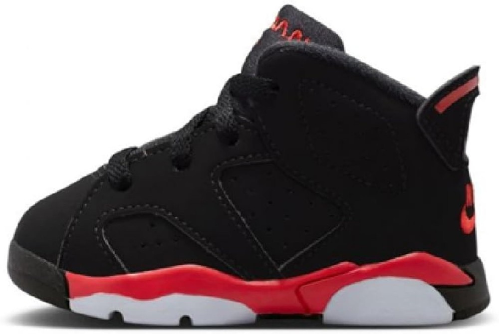 Jordan Air 6 Retro ‘Infrared Salesman’ Toddler (Black) – Black – 5C