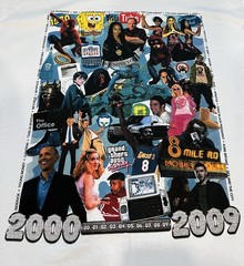 Y2K 2000-2009 Nostalgia Pop Culture Collage T-Shirt