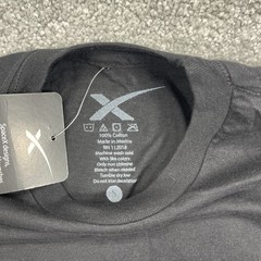 Space X Shirt Mens Small Black Crew Neck Short Sleeve Big Falcon Rocket New