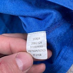 REI Co op Shirt Mens Medium Blue Lightweight Base Layer Long Sleeve Hiking Tee