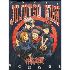 Jujutsu Kaisen Tokyo Jujutsu High Graphic Tee Anime Manga Gojo Itadori M