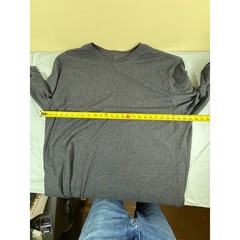 Carhartt Mens 3XL Tall Loose Fit Long Sleeve T-Shirt Gray Orange TK0231-M