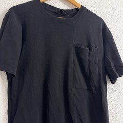 Smog Black Relaxed Fit Chest Pocket T-Shirt M 2541