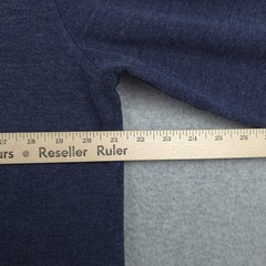 Brooks Brothers Henley Shirt Mens Medium Blue Long Sleeve Thick Layering Knit