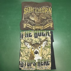 Hunting Outdoors Deer Nature Realtree Graphic T-Shirt Mixed lot of 16 XL XXL