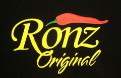RONZ ORIGINAL HOT SAUCE lrg T shirt Columbus logo tee Ohio flavor
