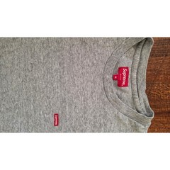SUPREME Box Tee Heater Gray Small front side Logo Streetwear Cotton T-Shirt szM