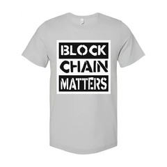 Block Chain Matters Graphic T Shirt For Crypto Enthusiasts And Tech Fans Unisex