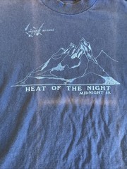 1980’s Stedman Hi- Crew Graphic Runners T-Shirt, Heat Of The Night, S-M