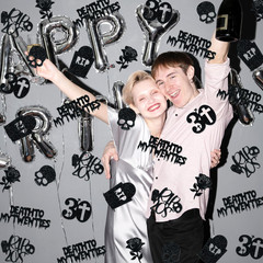Death to My Twenties Confetti, Black Glitter R.I.P 20S Table Scatters, 30Th Birt