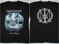 DREAM THEATER TRAIN OF THOUGHT BLACK T SHIRT BLACK VINTAGE PRINT T SHIRT