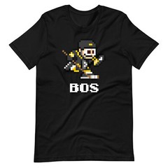 Boston Bruins NES Hockey Team Jersey 8-bit Vintage Nintendo Tee Retro T-Shirt