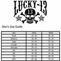 LUCKY 13 DEAD SKULL MOTORCYCLE ROCKABILLY BIKER PUNK GOTH WORK SHIRT M-4XL