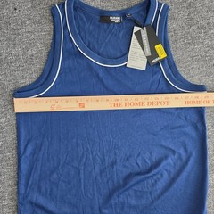 Murano Liquid Luxury Men’s Tank Top in Blue – Size Medium Slim Fit – Brand New!