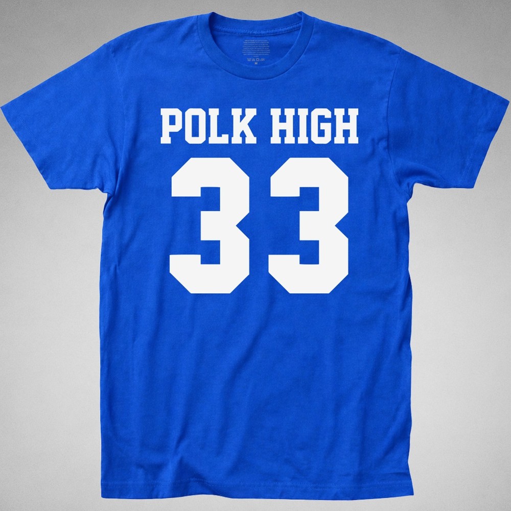 POLK HIGH 33 T-SHIRT al bundy married children school 80 football jersey costume