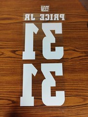 DIY-New York Giants CUSTOM Name & Number Jersey Kit-Personalized-Iron ons