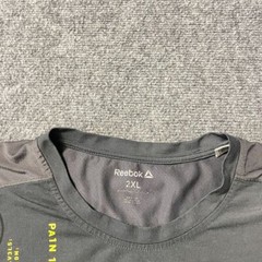 Reebok Shirt Mens 2XL Gray Short Sleeve Crew Light Weight Training EUC