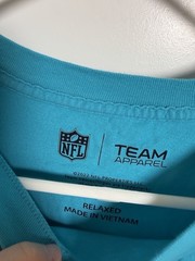 Team Apparel Miami Dolphins NFL Aqua T-Shirt Relaxed Fit Officially Licensed