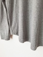 Buck Mason Men’s L Vintage Tri-Blend Long Sleeve Henley Shirt Top Heathered Gray