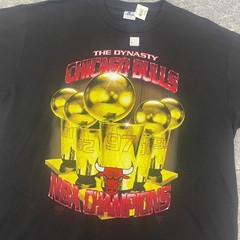 VTG Starter 1997 Chicago Bulls 5X NBA Champions Shirt Deadstock USA Jordan XL