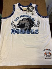 NEW LIMITED EDITION! NIPSEY HUSSLE All Money In Hustle Brand X LA Jersey Mens XL