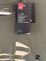 Under Armour Men’s UA Freedom Flag T-Shirt – Size Large – Olive Green Fast Ship